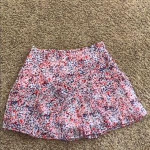 Floral print skirt